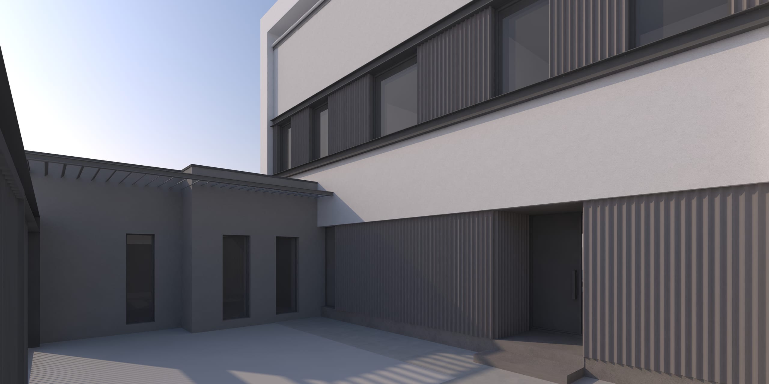 Casa Aleea Bălcescu — curte laterală și detaliu