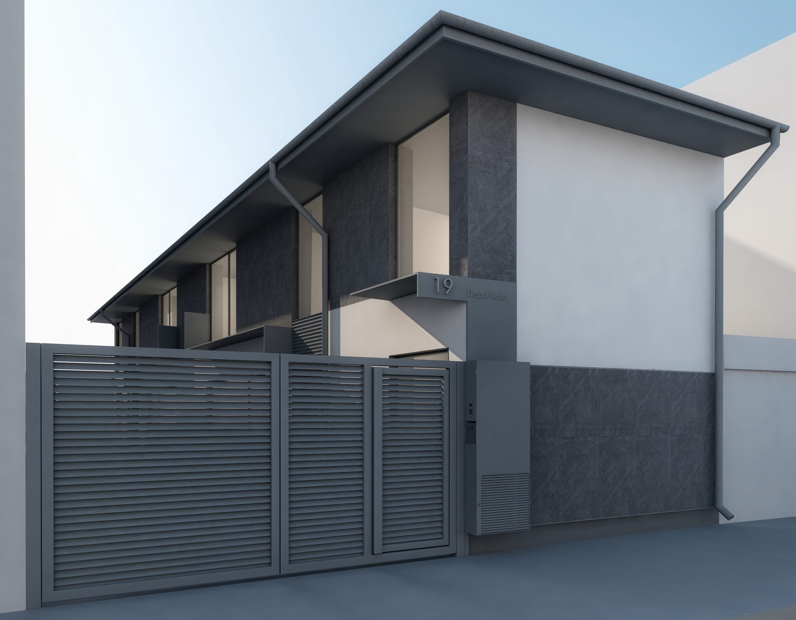 Casa Despot Vodă — poartă metalică