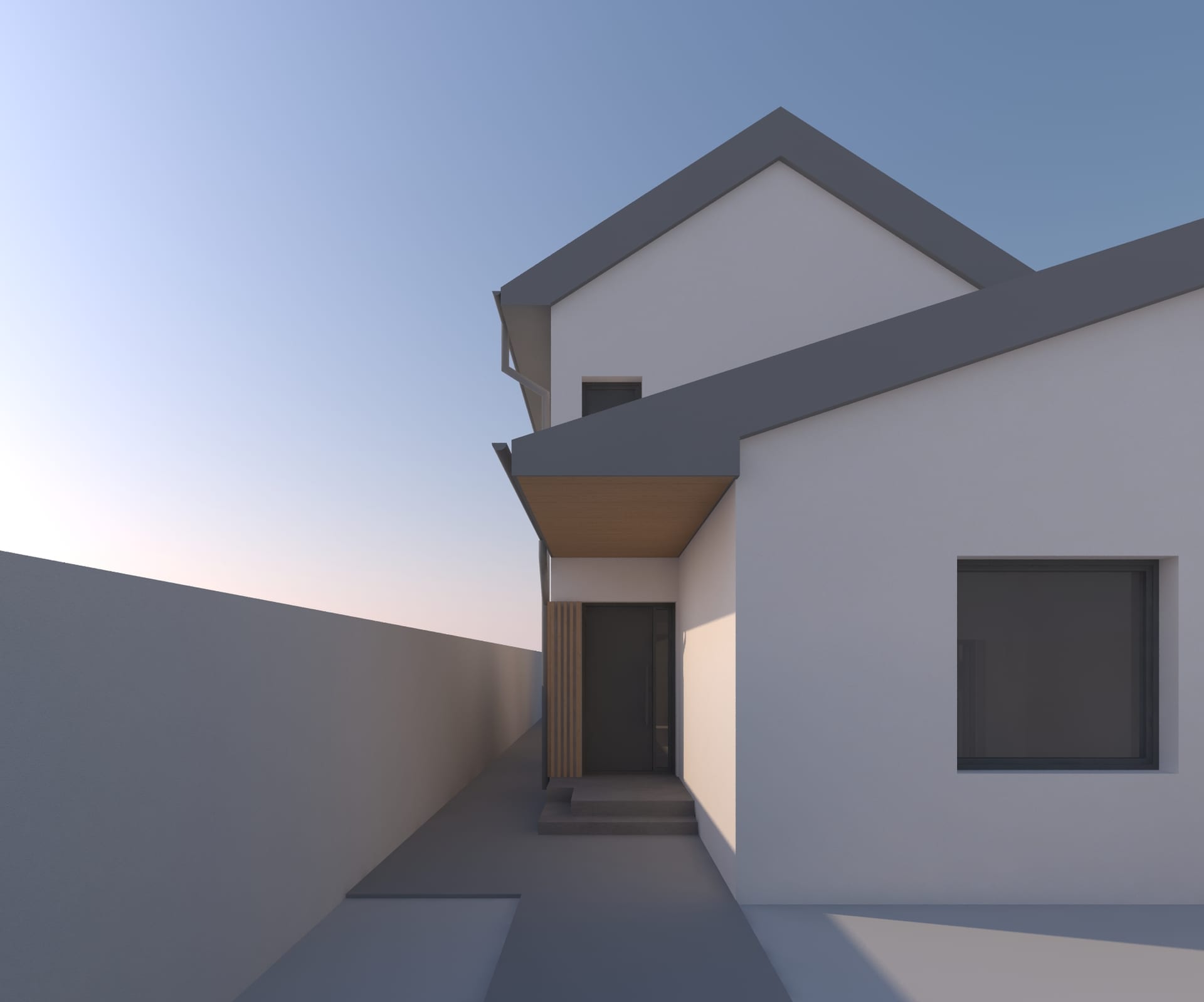 Casa Ungureanu — acces lateral